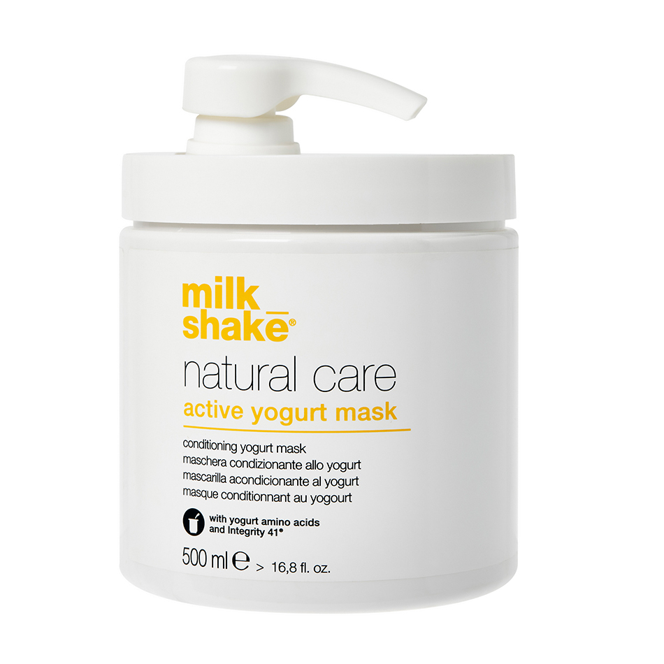 Живильна маска milk_shake Natural Care Active Yogurt Mask для натурального та фарбованого волосся, 500 мл